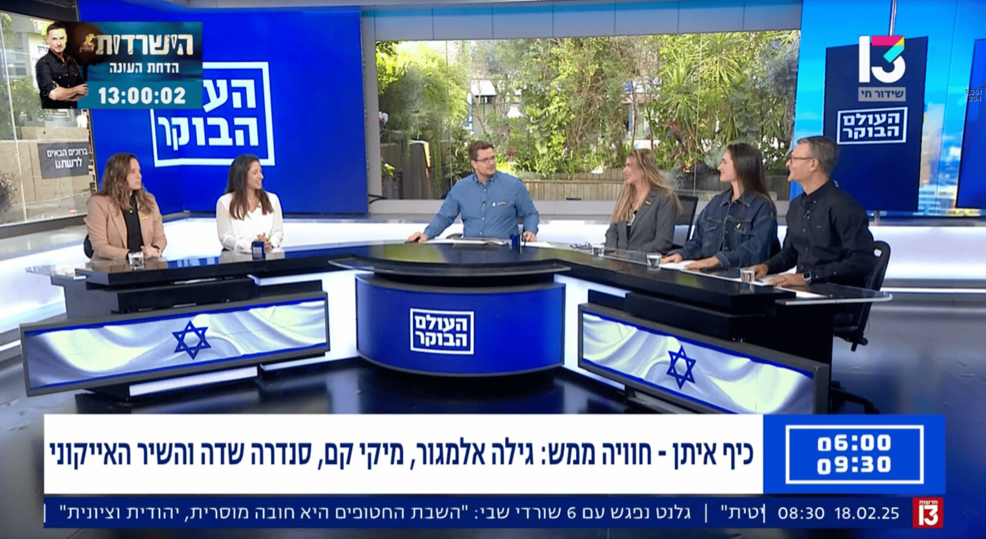 הדס אדלר בתוכנית הבוקר של רשת 13: איך יוצרים שלג בישראל ב-AI?